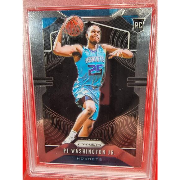 2019 Panini Prizm #258 PJ Washington Jr. Silver Wave Rookie RC Hornets PSA 9 - Picture 5 of 5